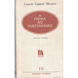 A Freira no Subterrâneo Ficção Literária Livro antigo