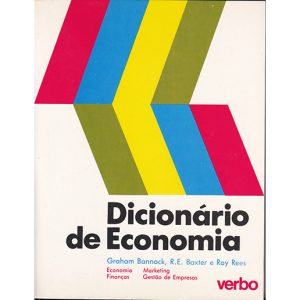 Dicionário de Economia Dicionários e Enciclopédias Livro antigo