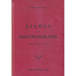 Lições de Dactilografia para o Ensino Técnico Técnico e Científico Livro antigo